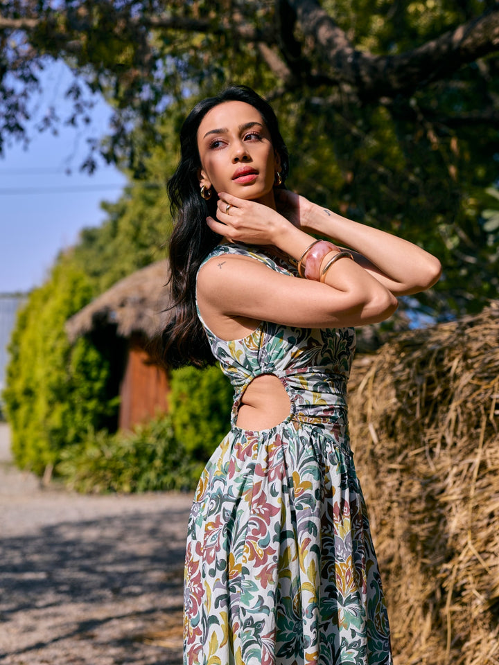 Sanjana Batra in our Stella Printed Dress