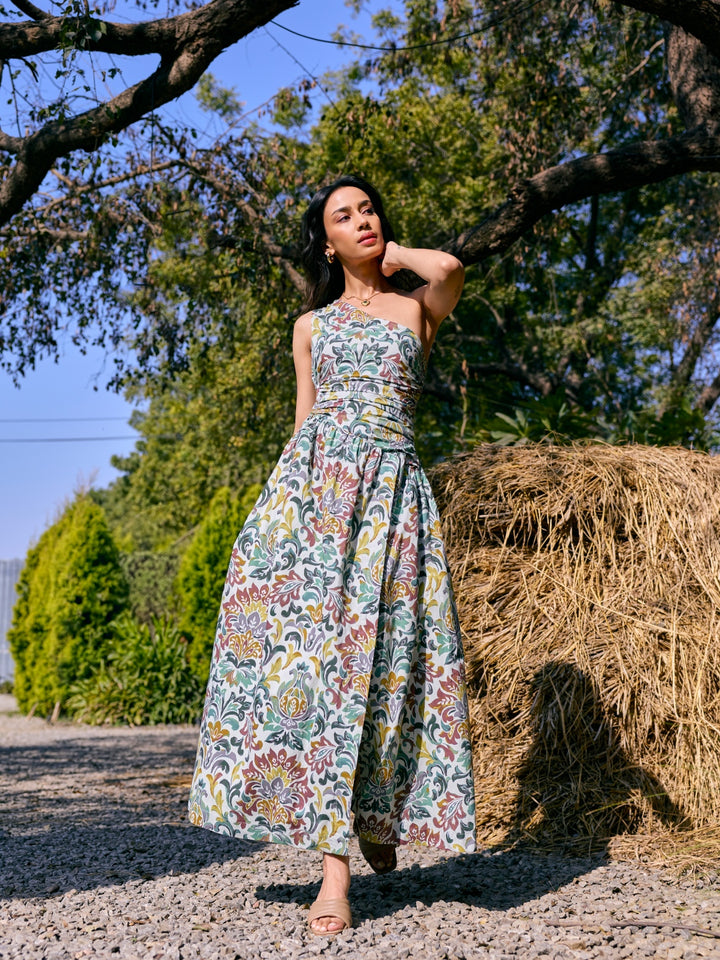 Sanjana Batra in our Stella Printed Dress