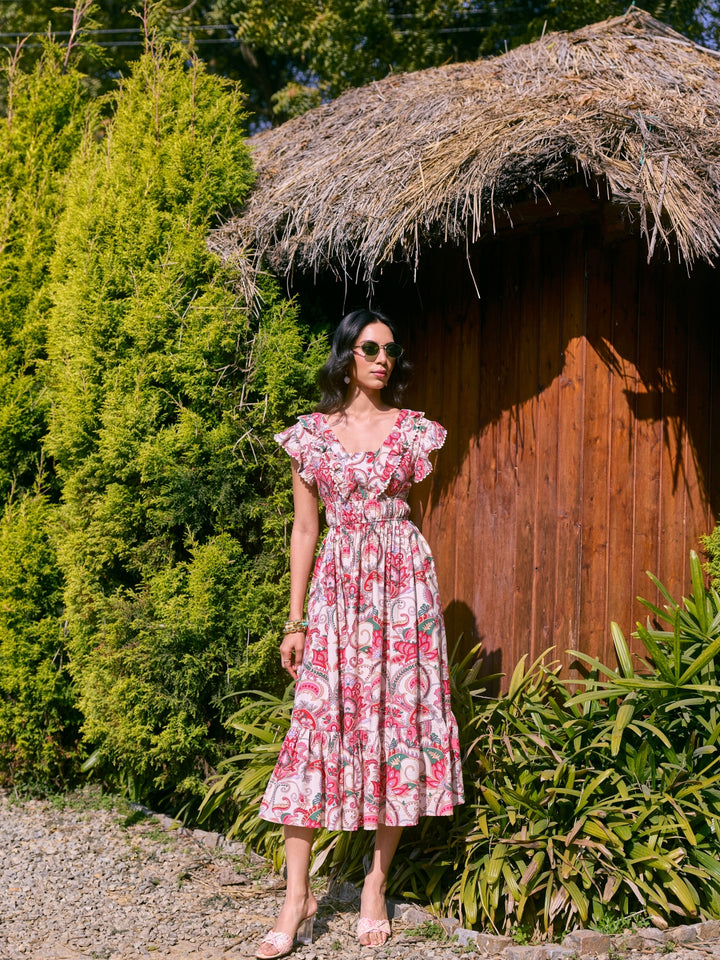 Martha Printed Dress