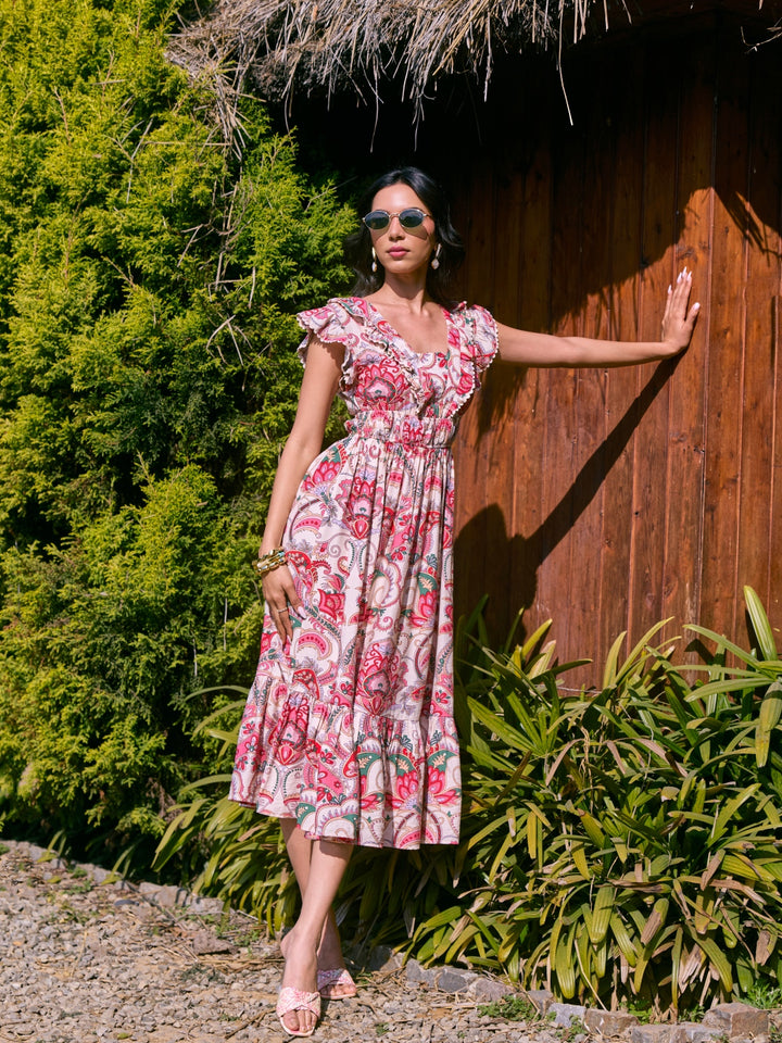 Martha Printed Dress