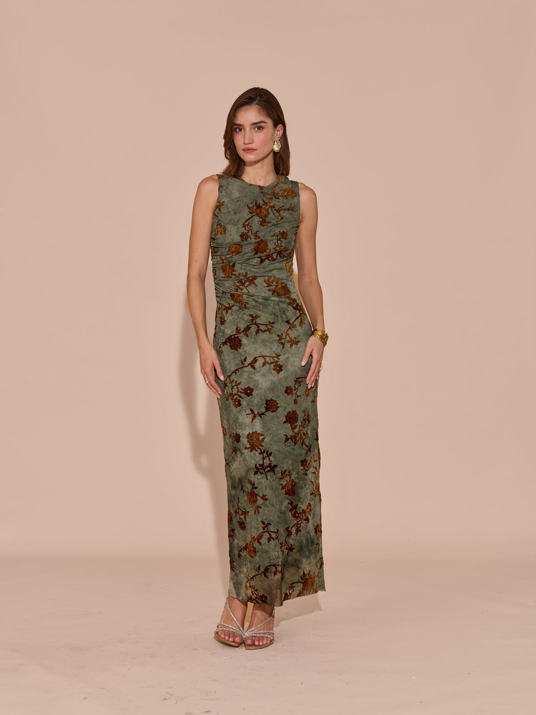 Tushita Mehta in our Claudia Draped Dress