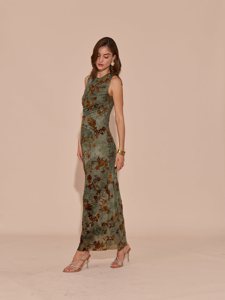 Tushita Mehta in our Claudia Draped Dress