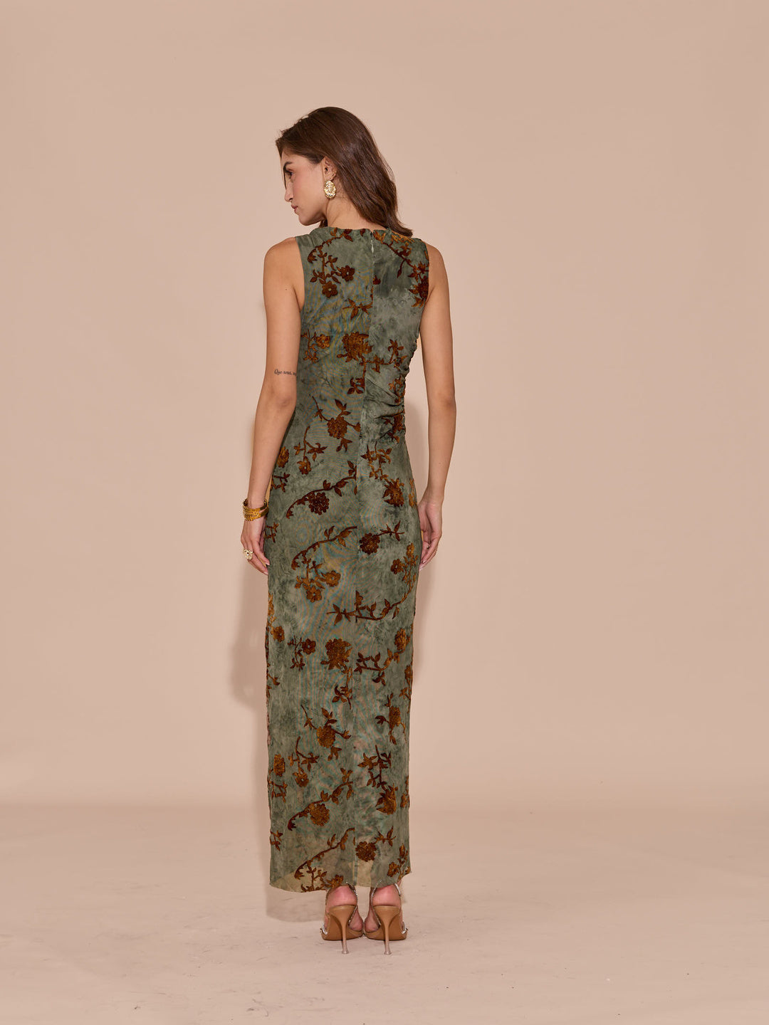 Tushita Mehta in our Claudia Draped Dress