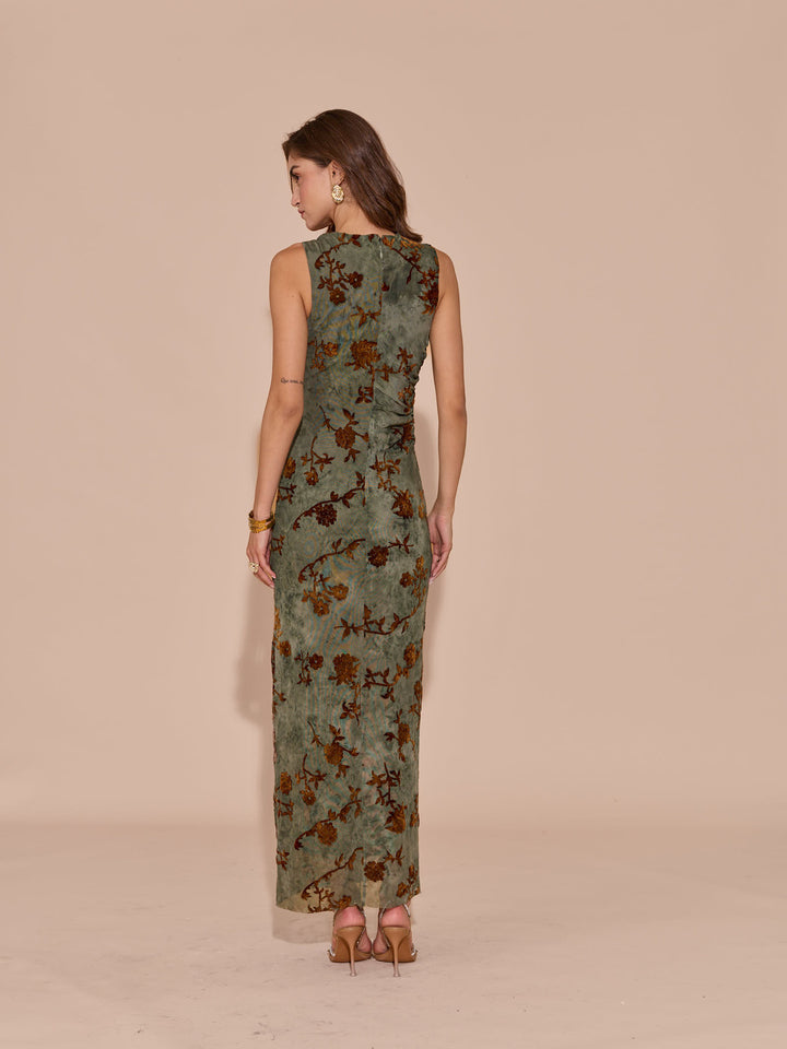 Tushita Mehta in our Claudia Draped Dress