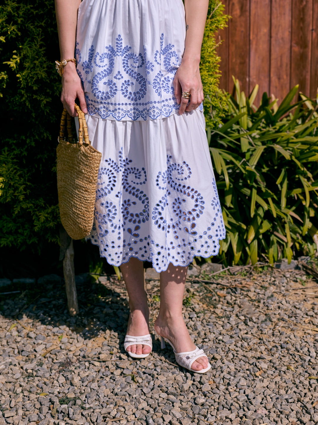 Laila Schiffli Dress