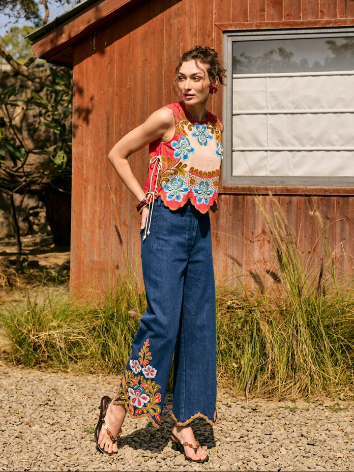 Florence Embroidered Jeans