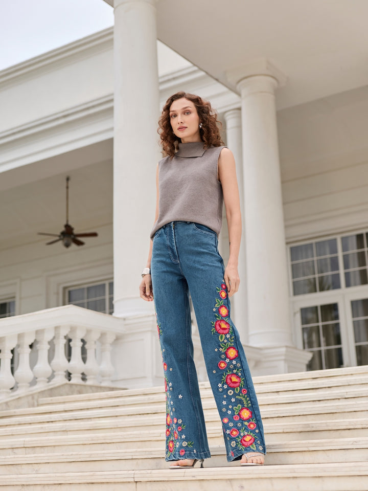 Cheryl Embroidered Jeans