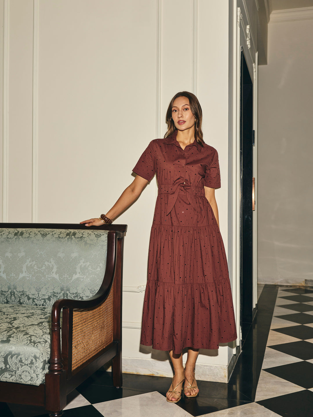 Elena Embellished Dress