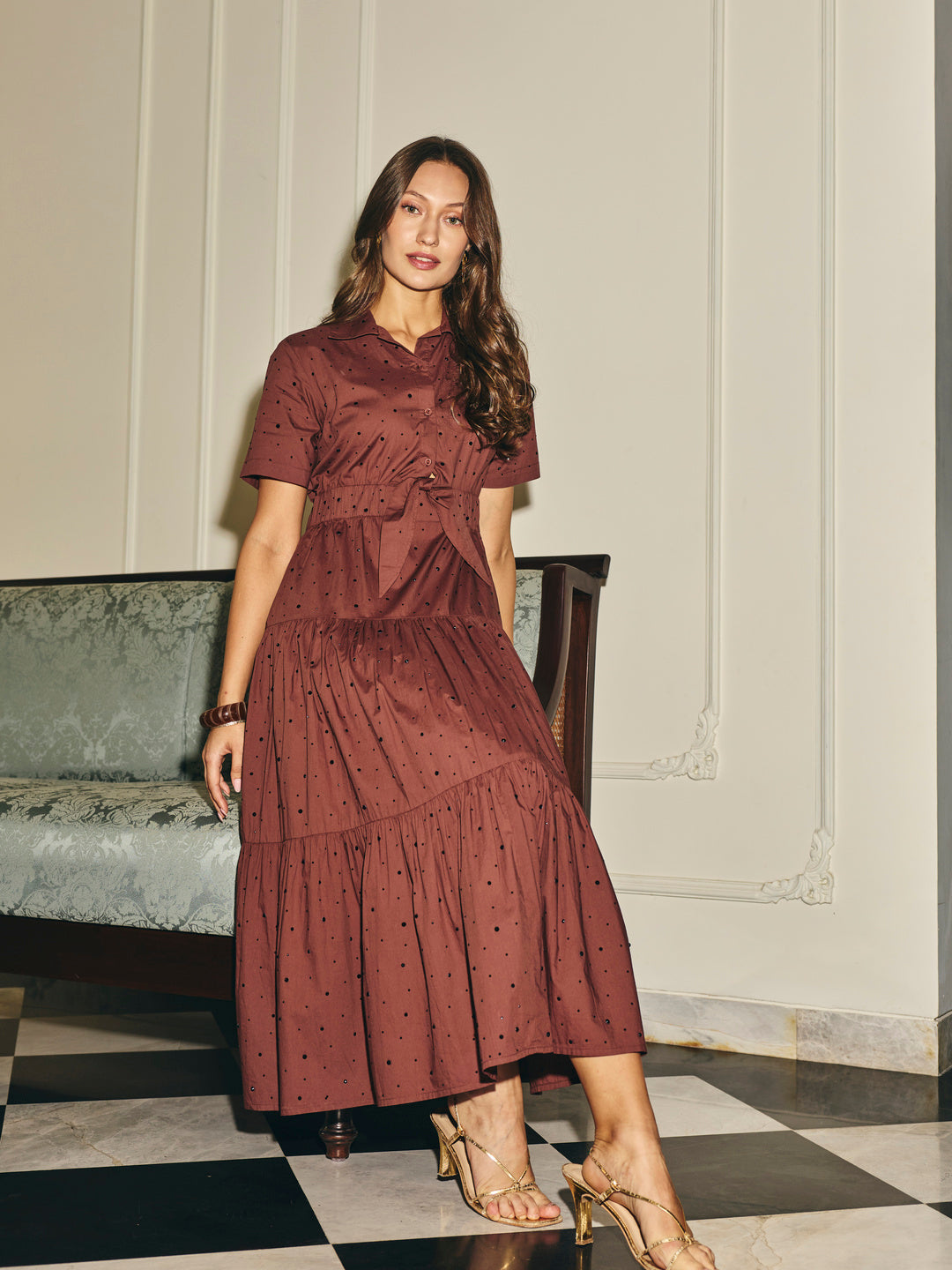 Elena Embellished Dress
