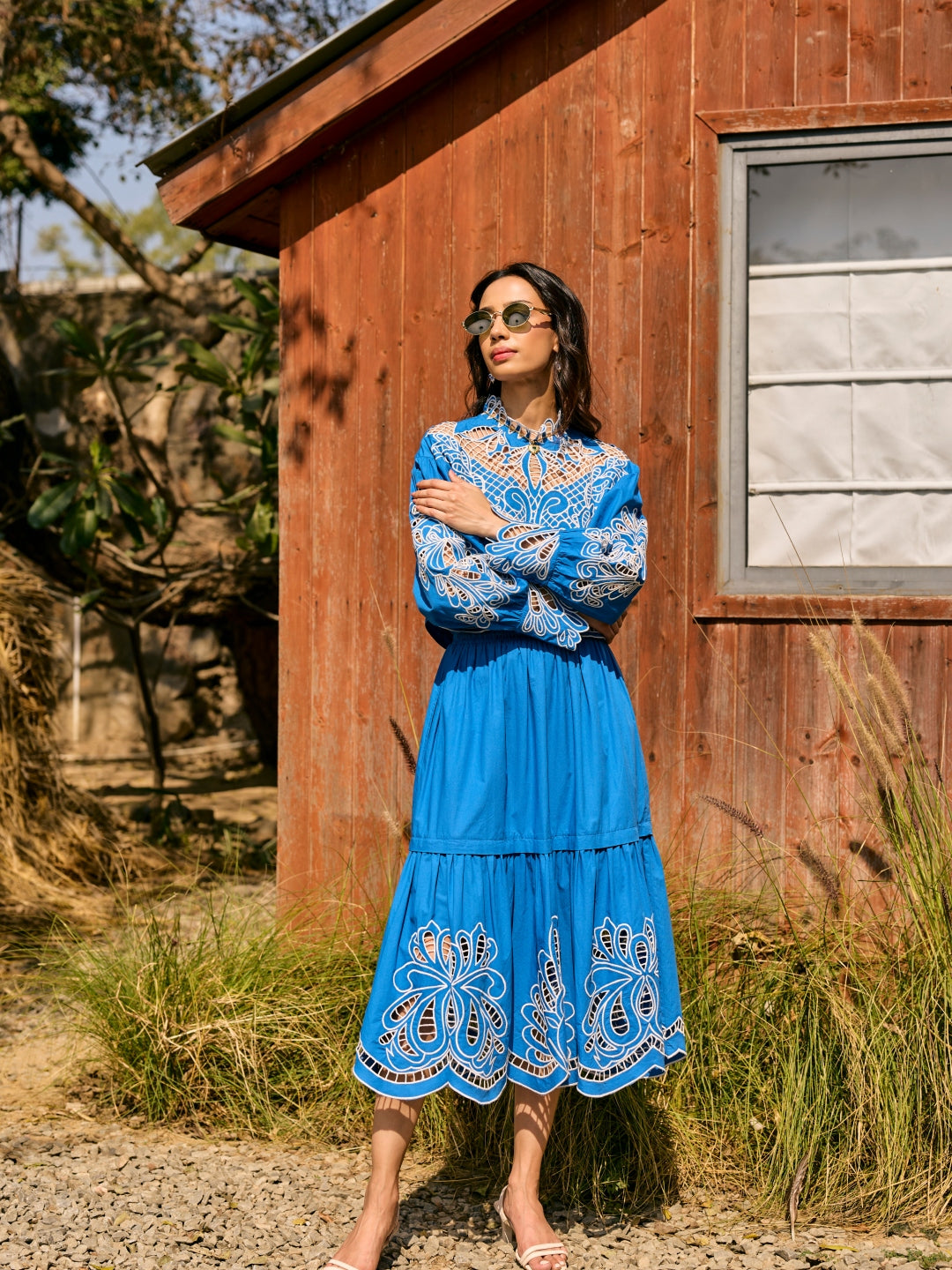 Jane Cutwork Skirt