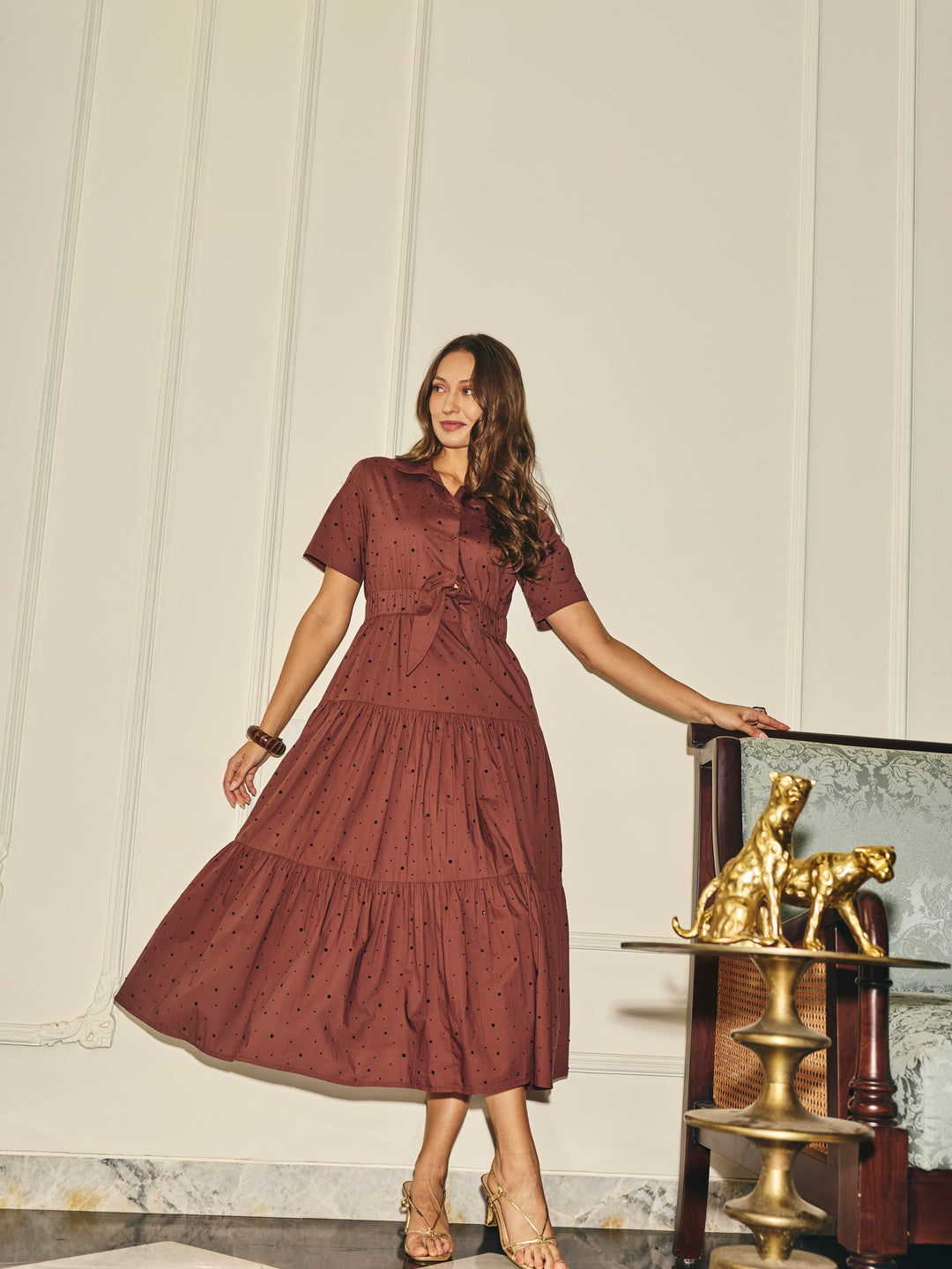 Elena Embellished Dress