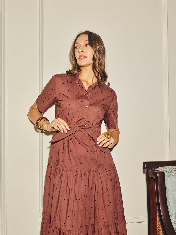 Elena Embellished Dress