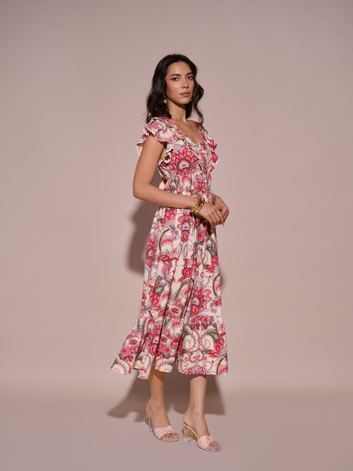 Martha Printed Dress