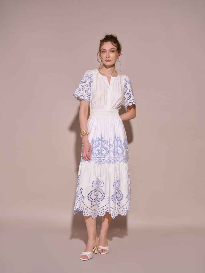 Laila Schiffli Dress