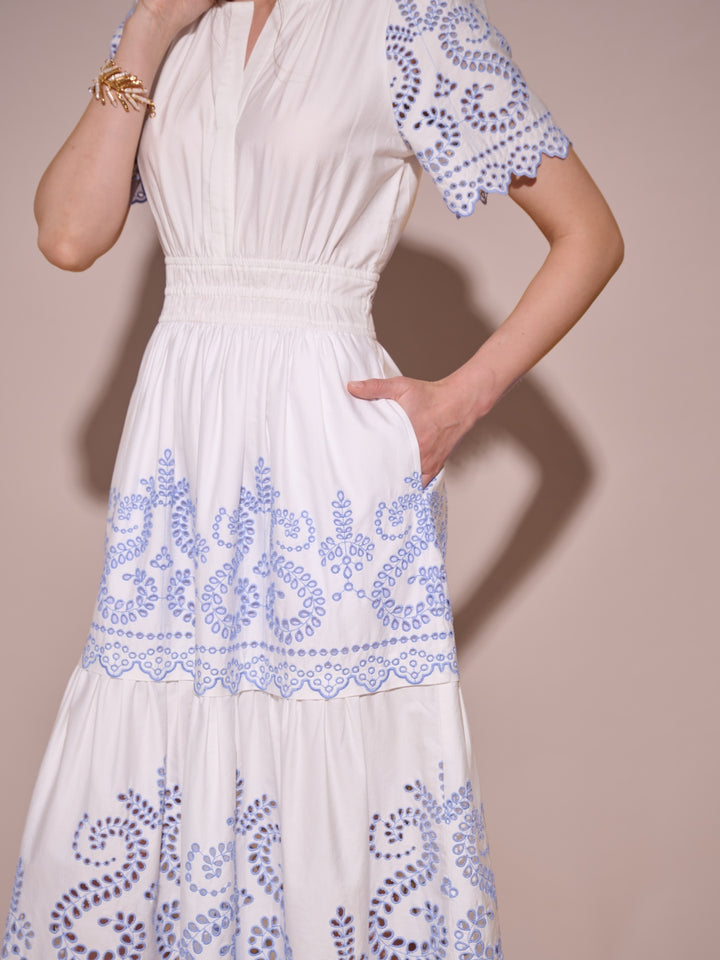 Laila Schiffli Dress