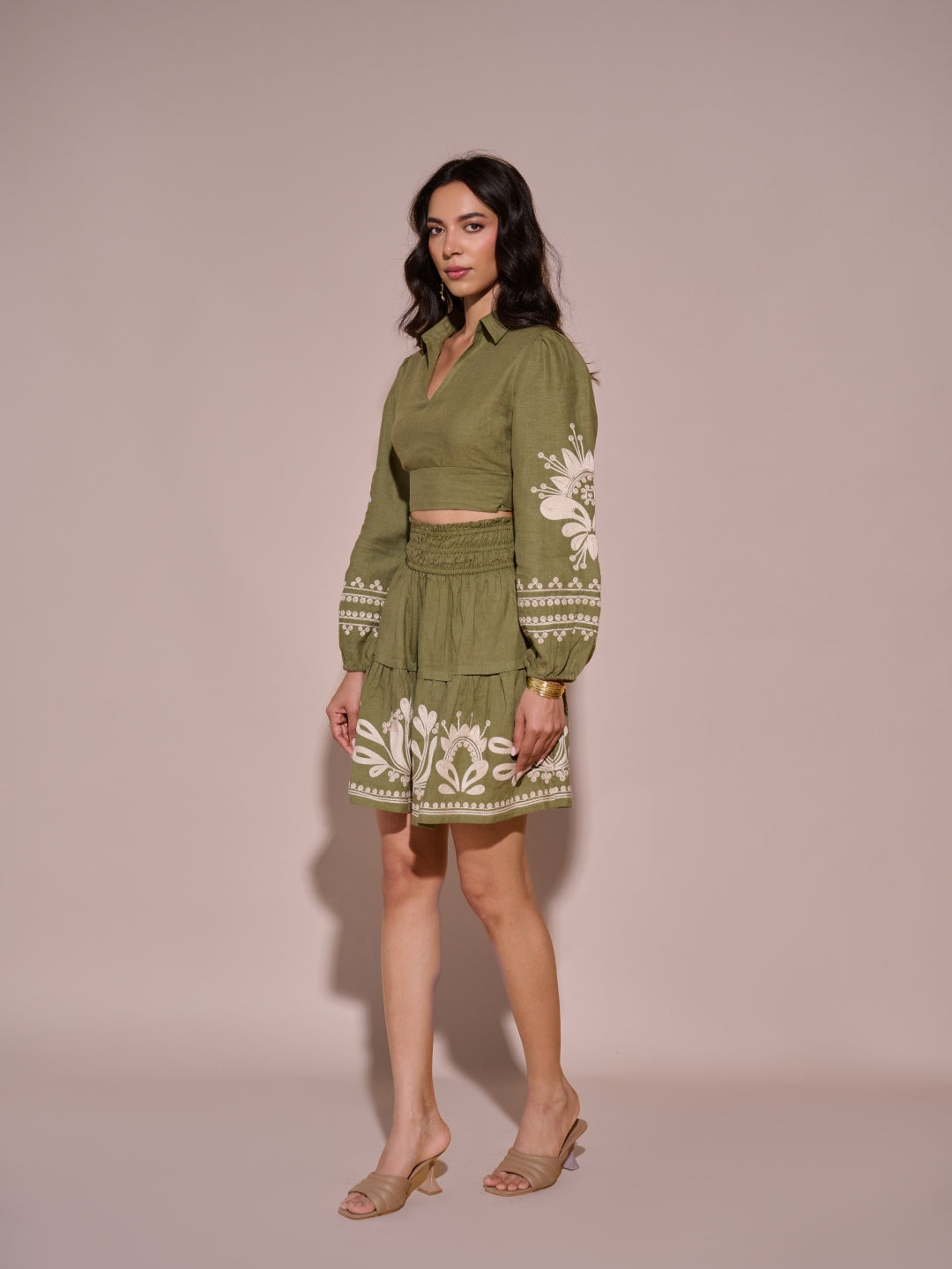 Charlotte Linen Skirt