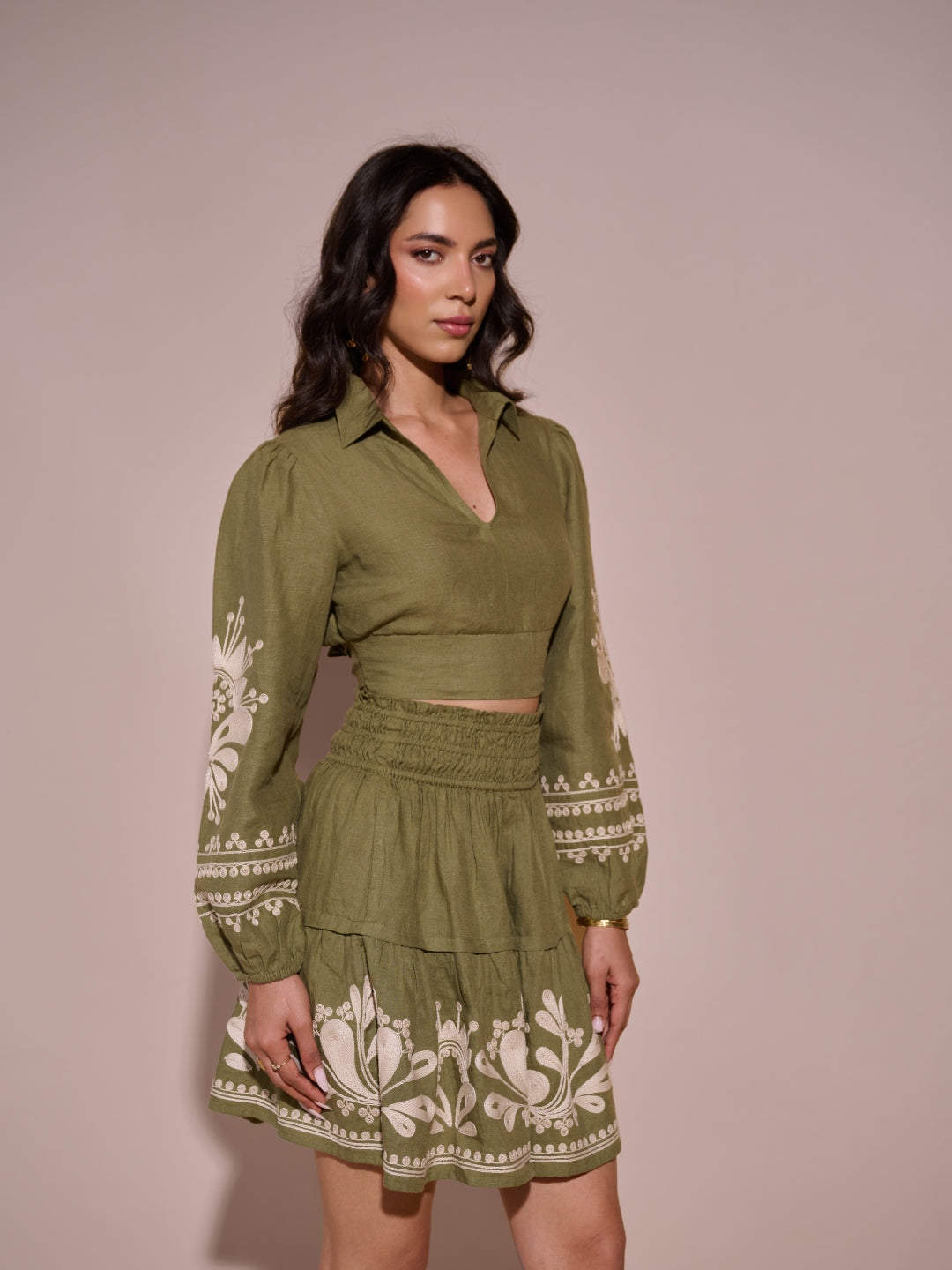 Charlotte Linen Skirt