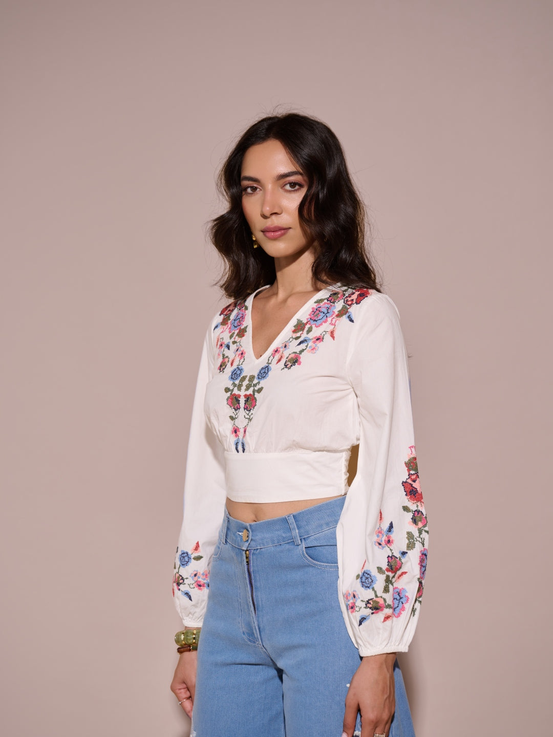 Eloise Knotted Crop Top