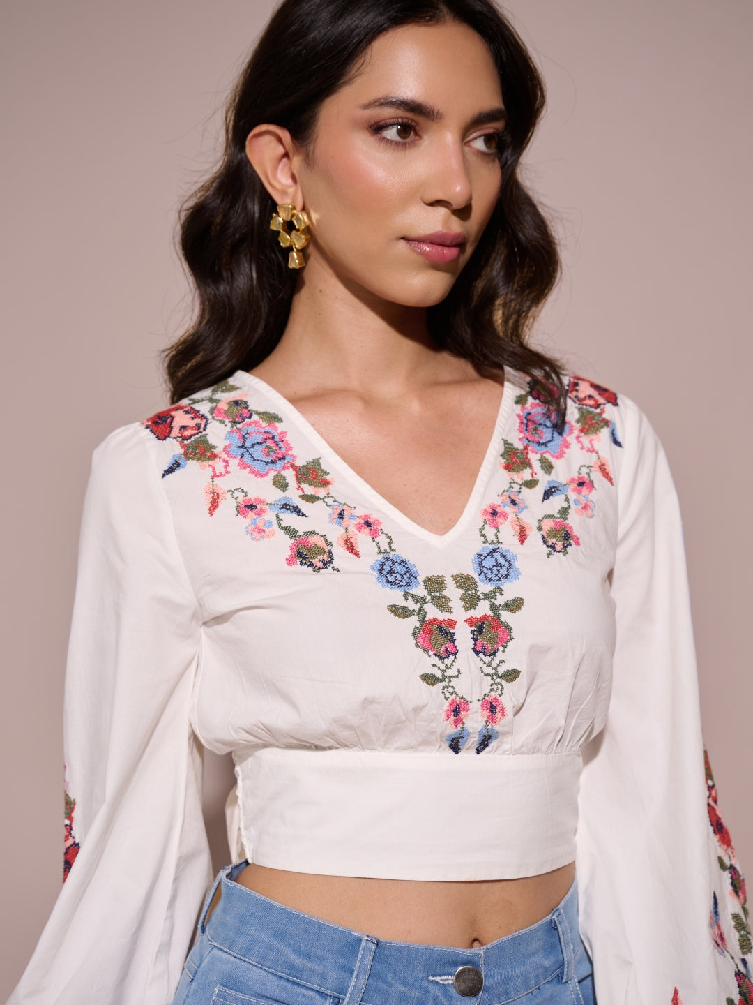 Eloise Knotted Crop Top