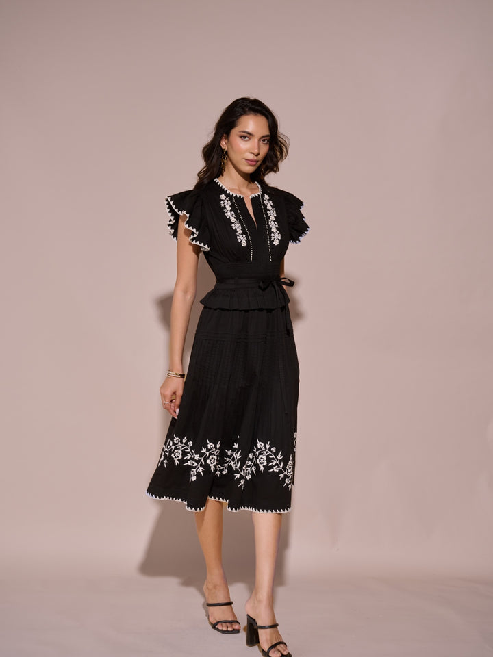Eden Peplum Dress