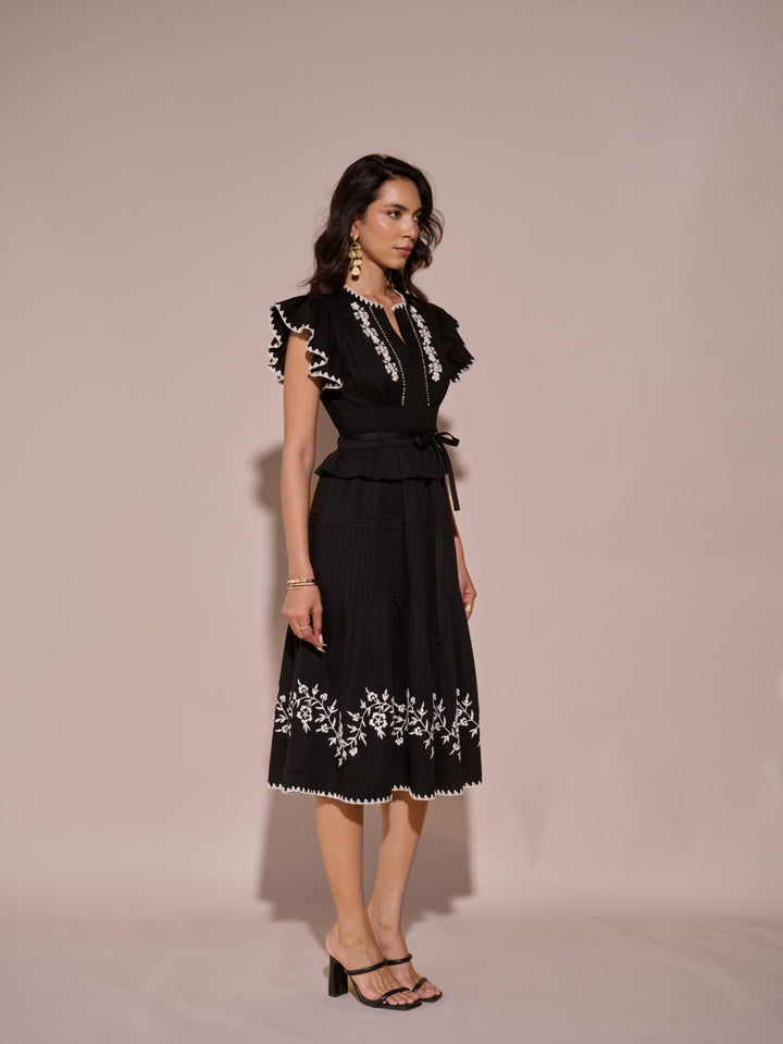 Eden Peplum Dress