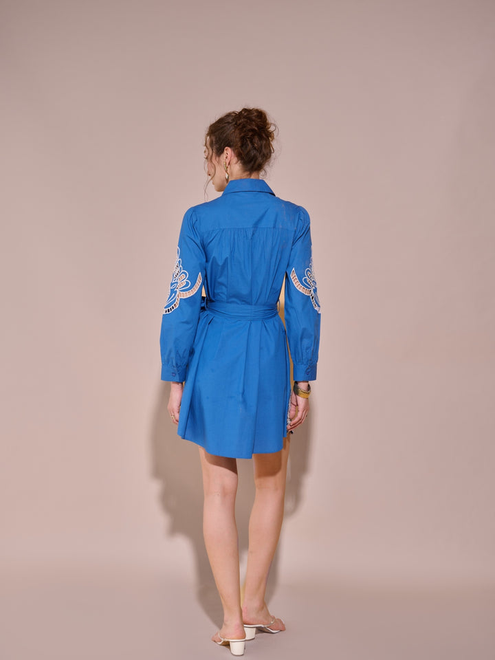 Lina Cutwork Shirt Dress