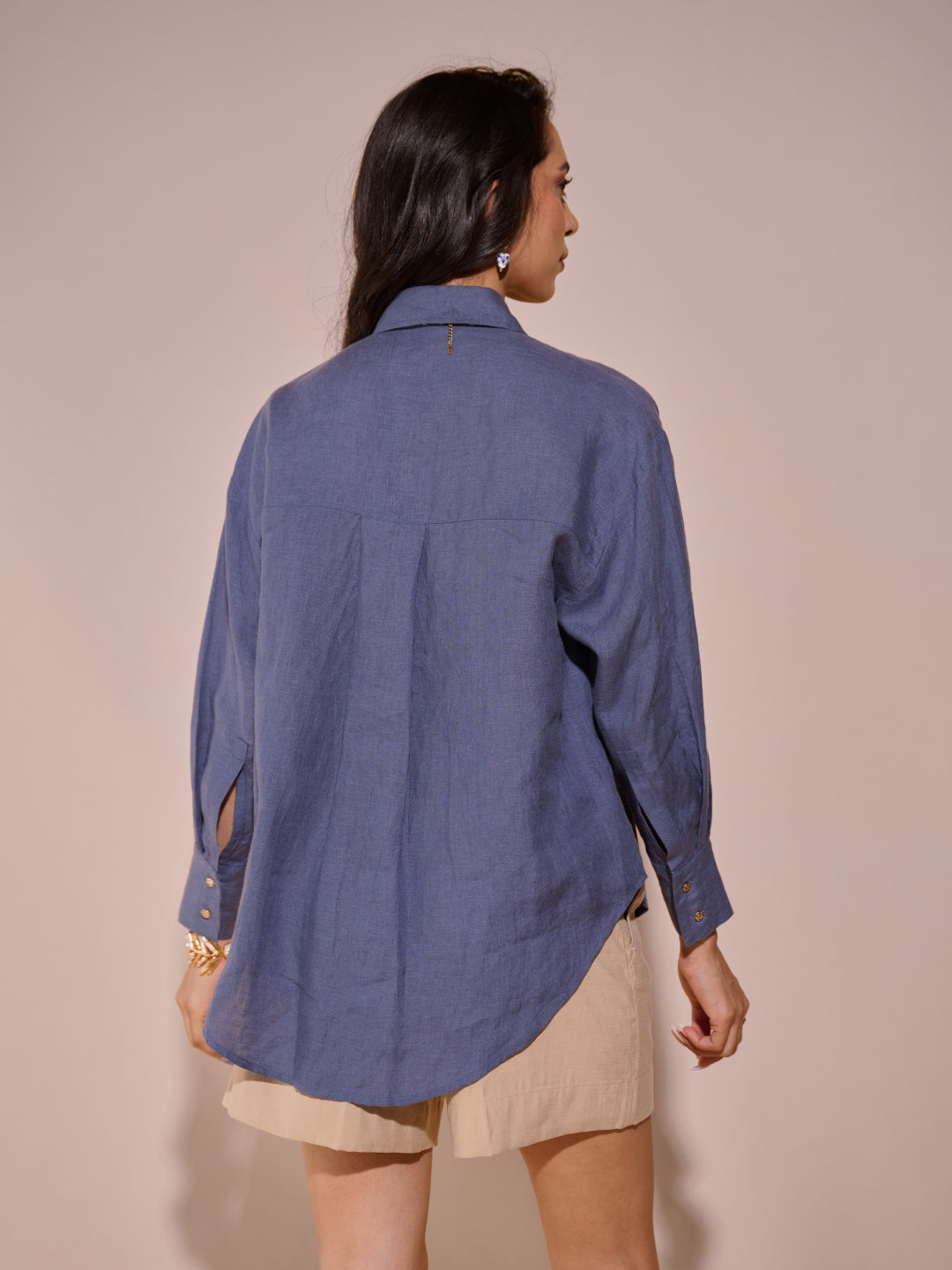 Cher 100% Linen Shirt