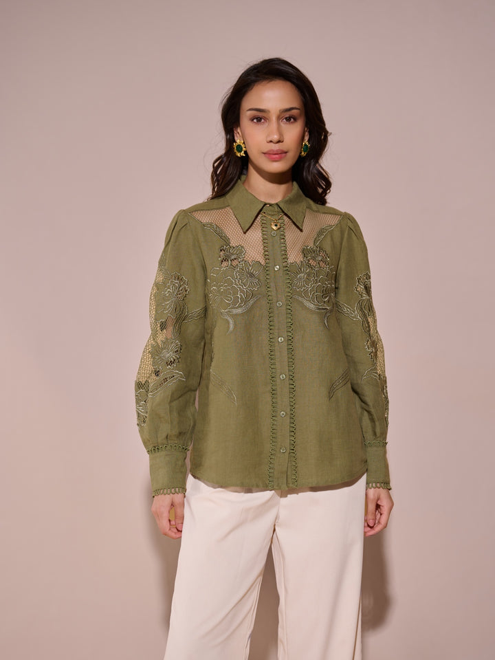 Margot 100% Linen Shirt