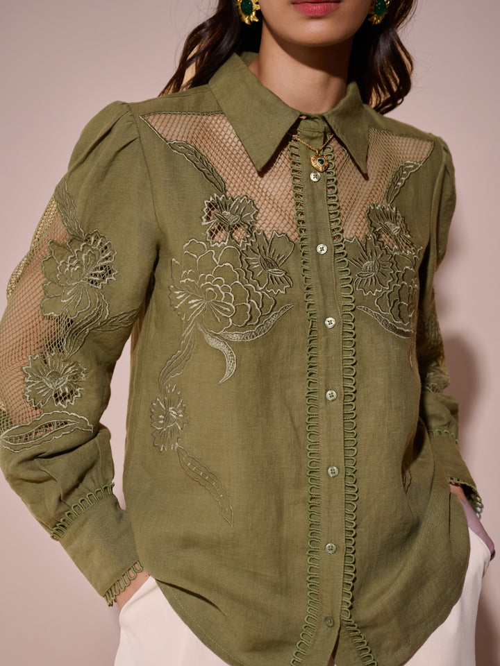 Margot 100% Linen Shirt
