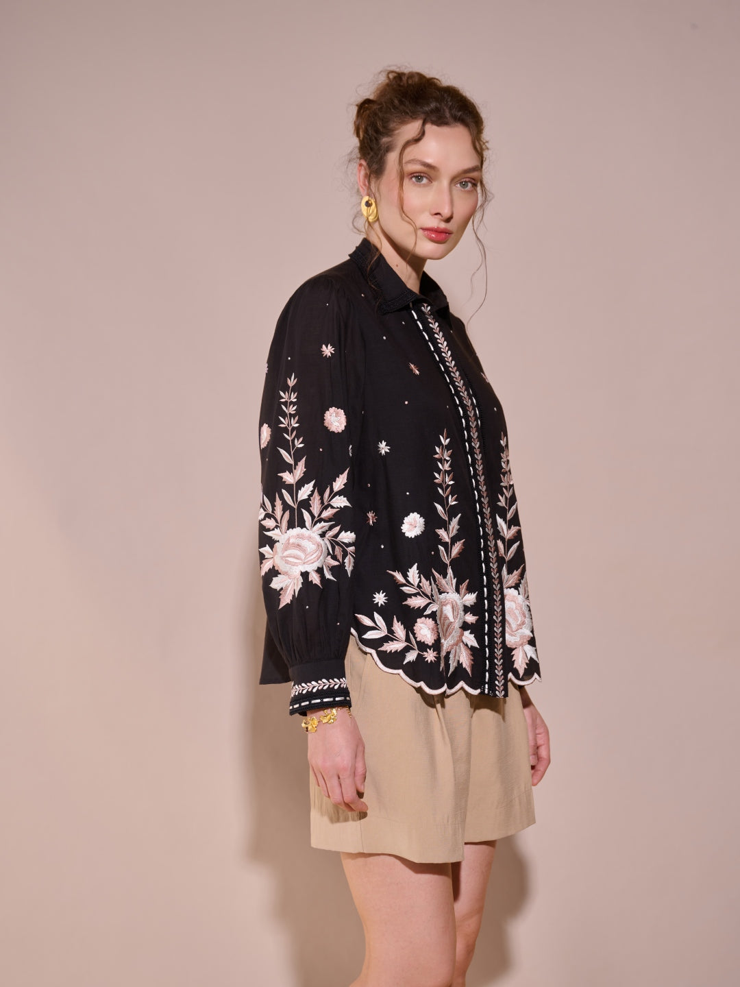 Kiya Embroidered Blouse