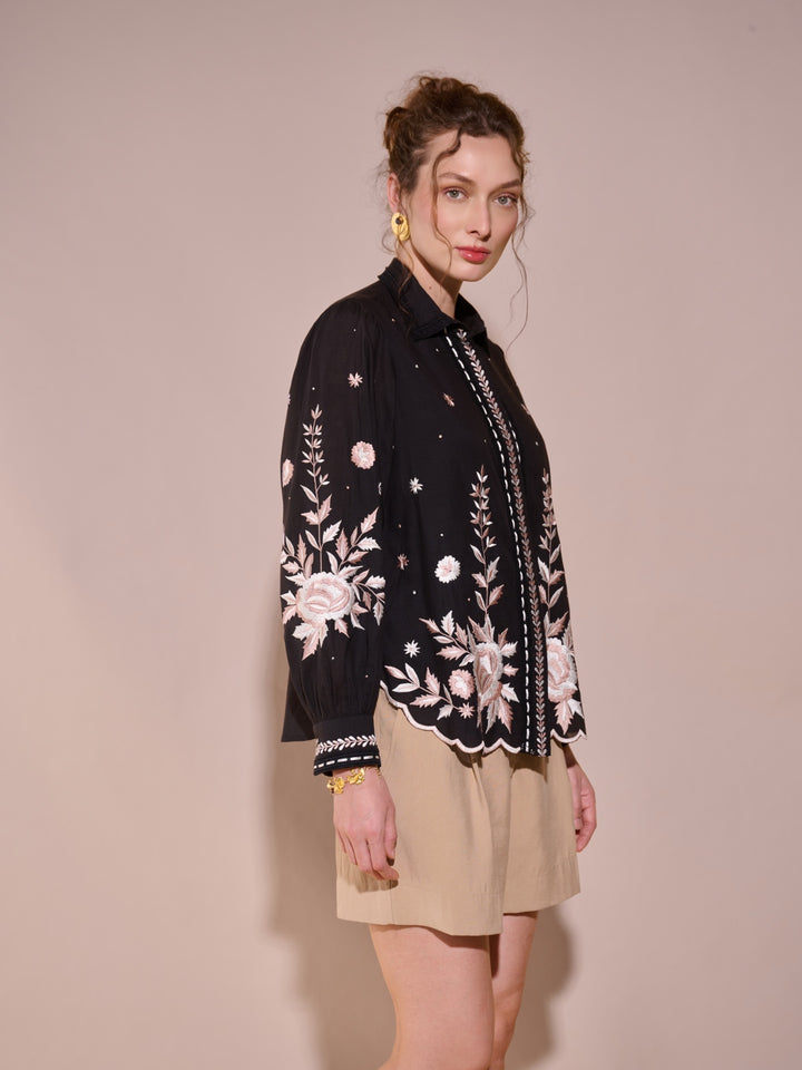 Kiya Embroidered Blouse