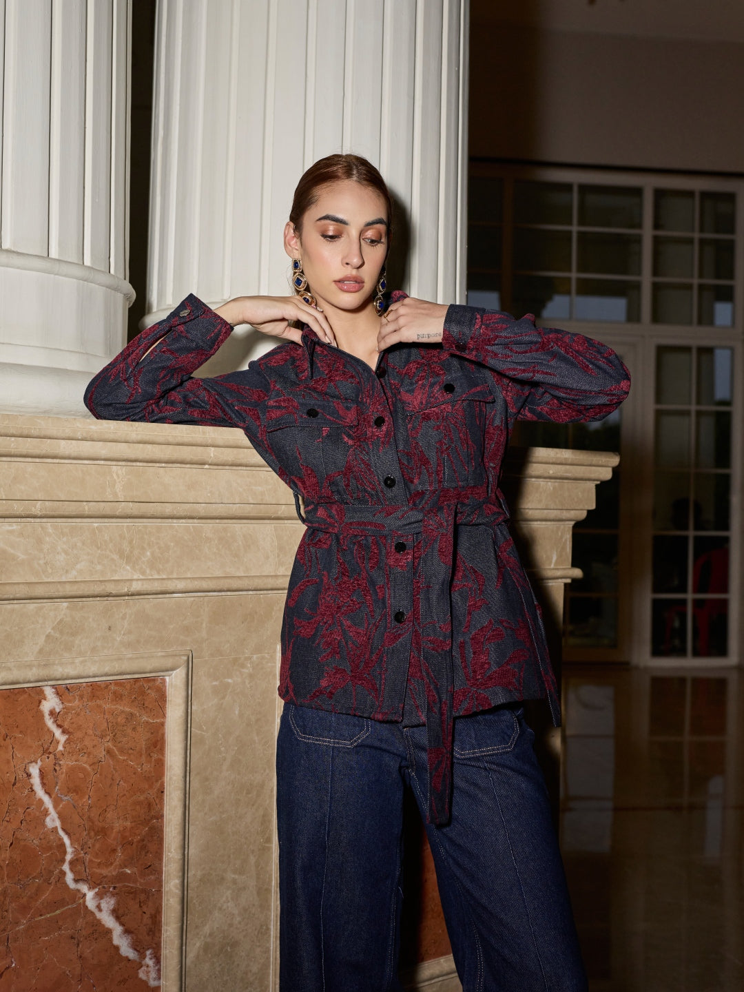 Denim Velvet Jacket