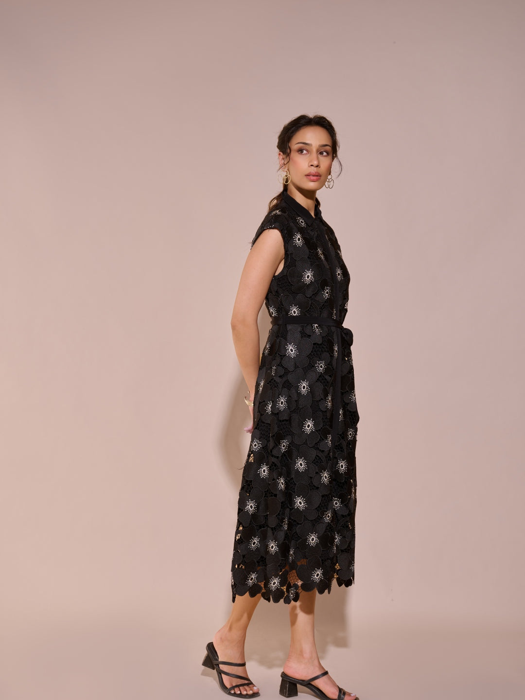 Sera Lace Midi Dress