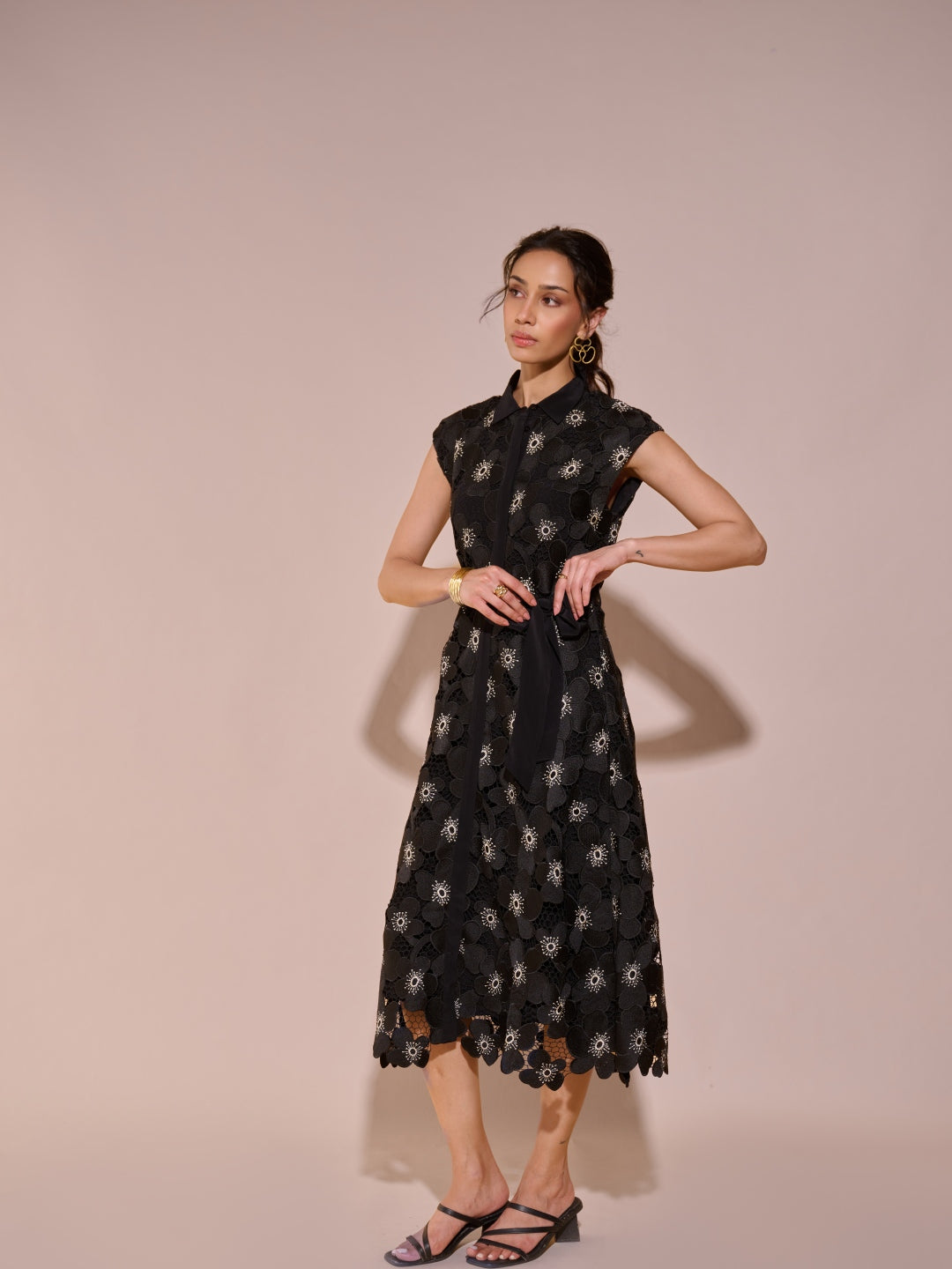 Sera Lace Midi Dress