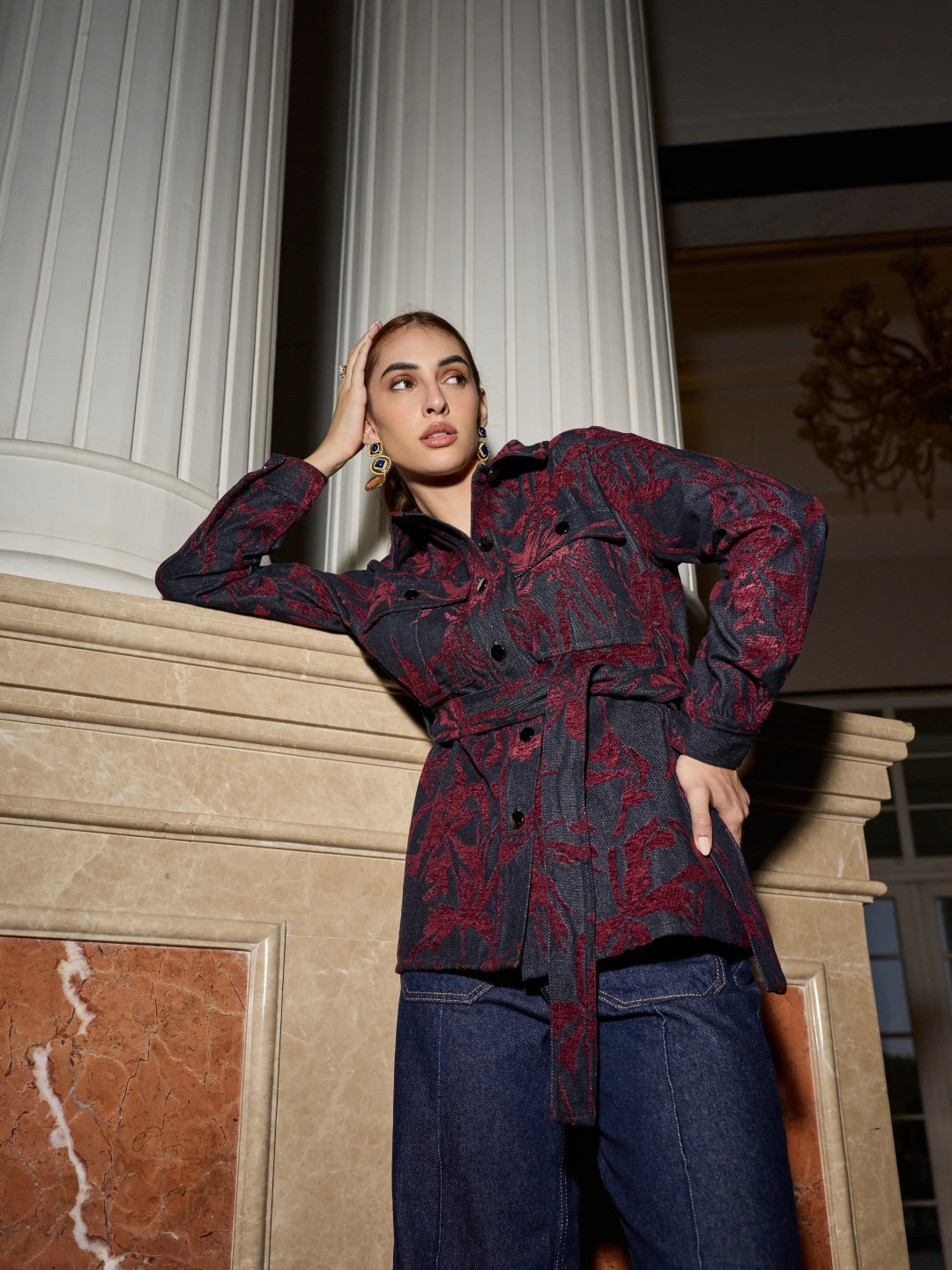 Denim Velvet Jacket