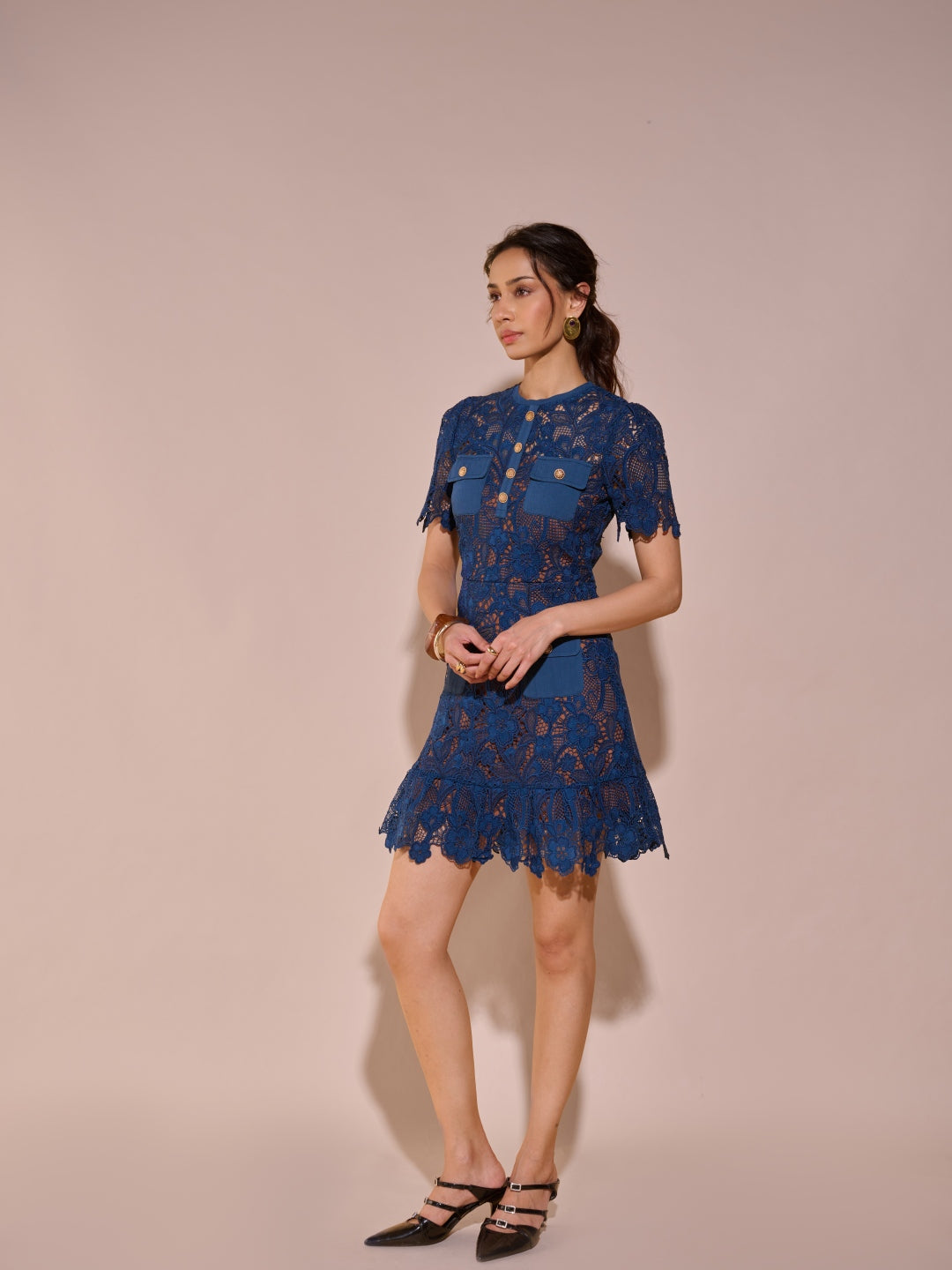 Shivami Jain in our Britney Lace Dress