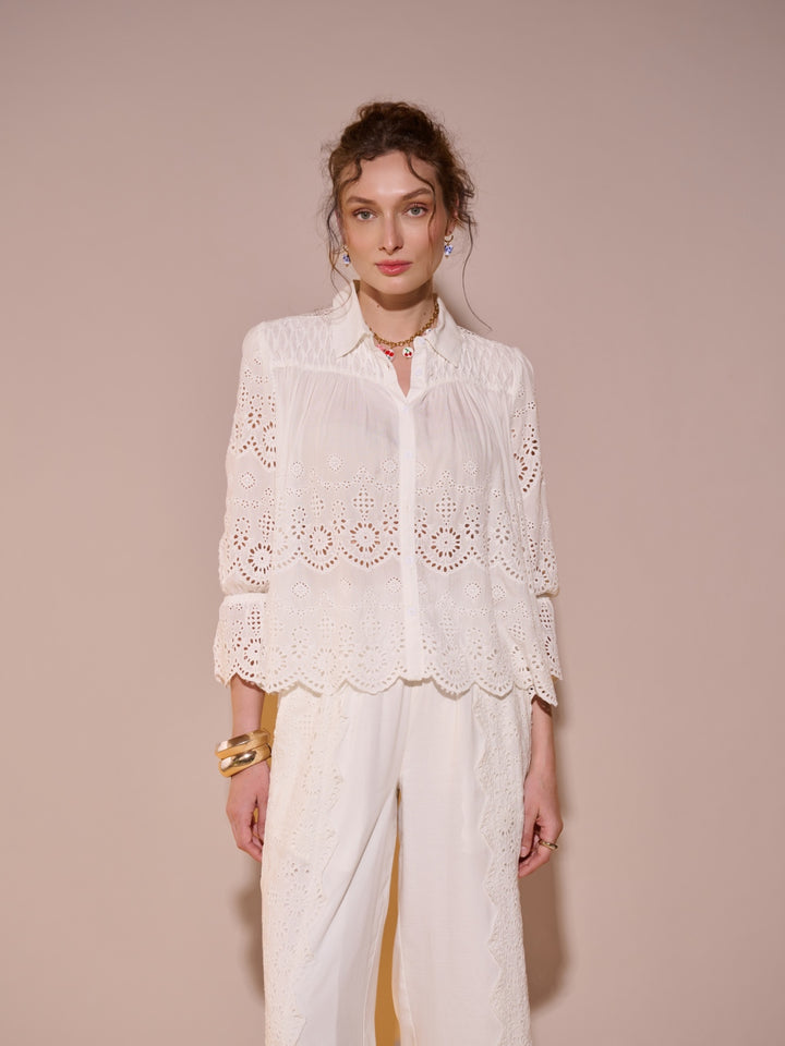 Alba Schiffli Shirt