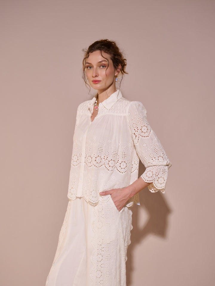 Alba Schiffli Shirt