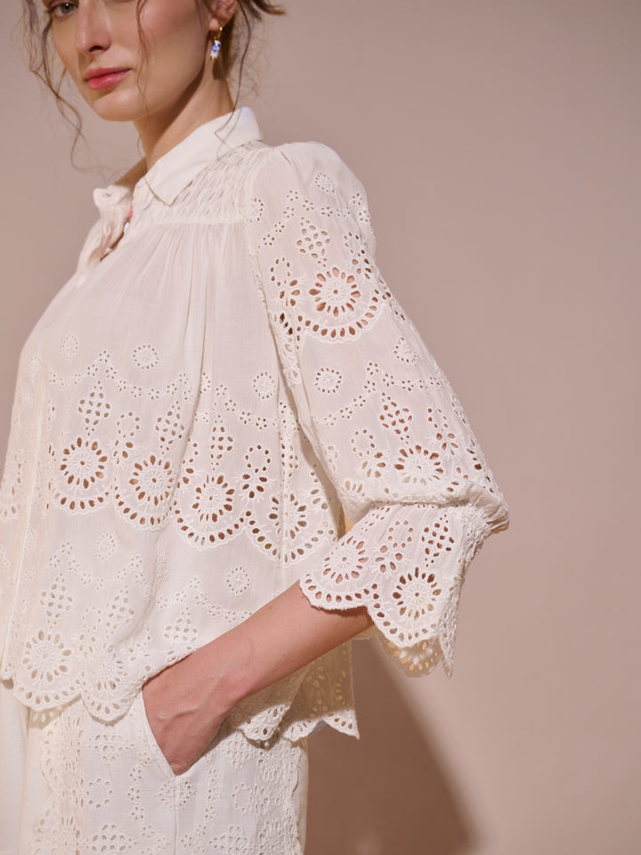 Alba Schiffli Shirt