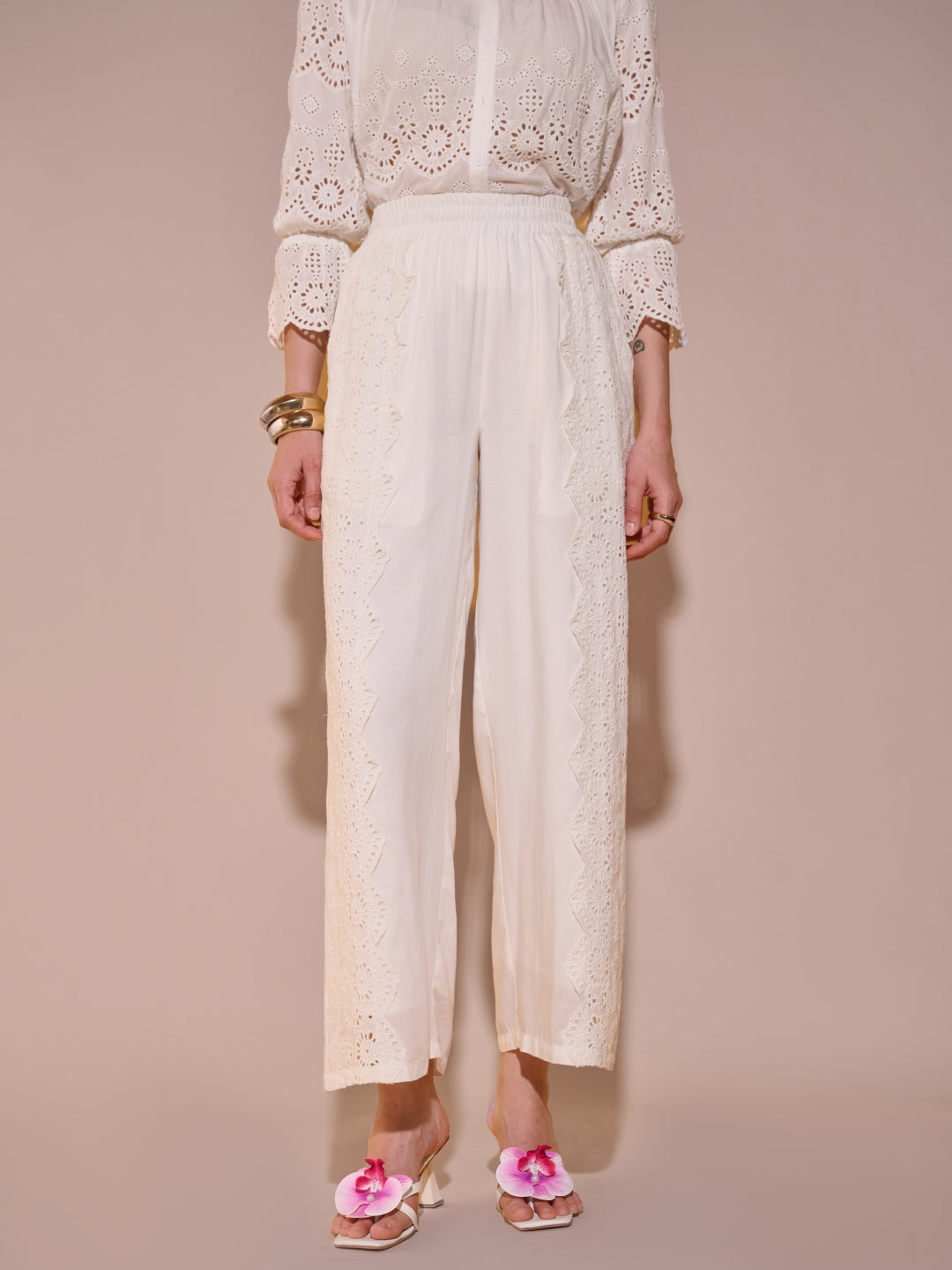 Alba Schiffli Pants