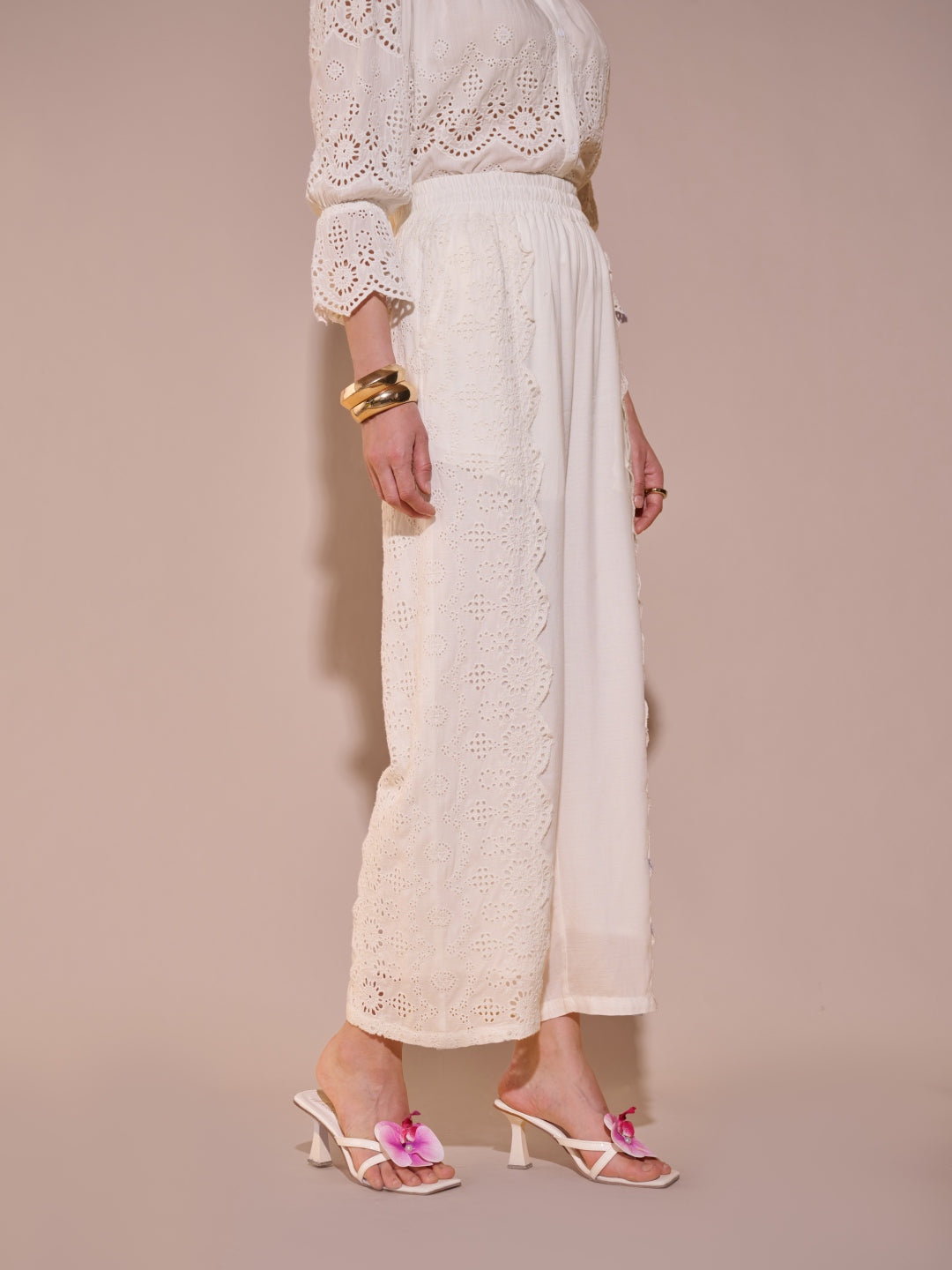 Alba Schiffli Pants