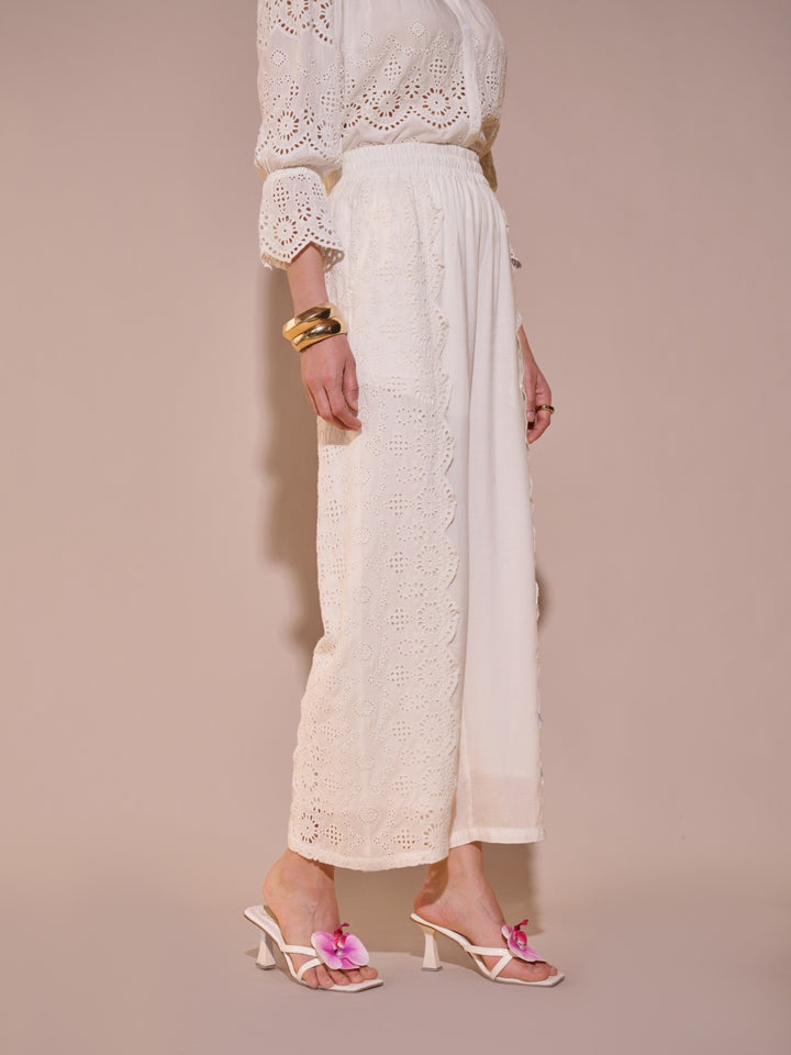 Alba Schiffli Pants