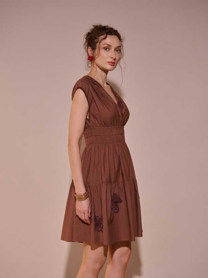 Stephanie Embroidered Dress