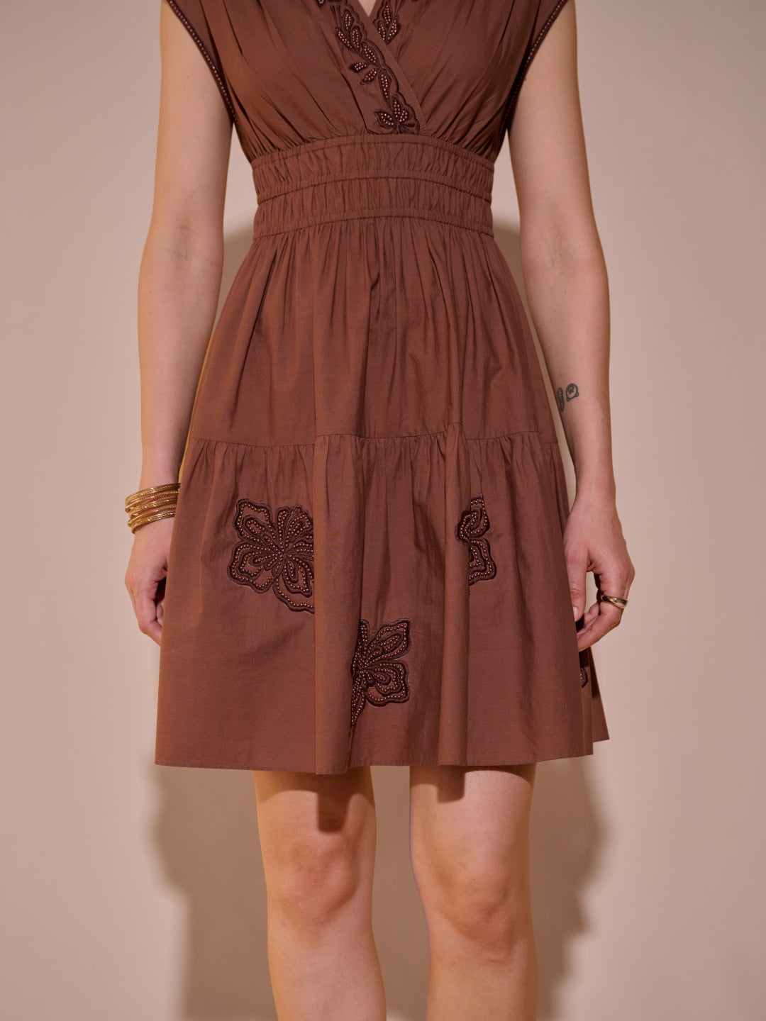 Stephanie Embroidered Dress