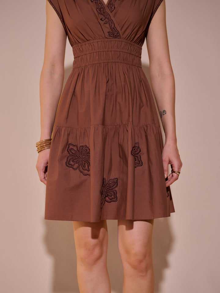 Stephanie Embroidered Dress