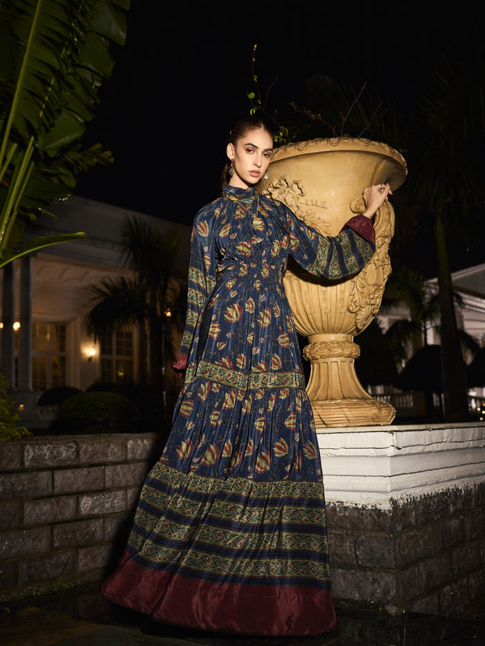 Cynthia Mulberry Dress