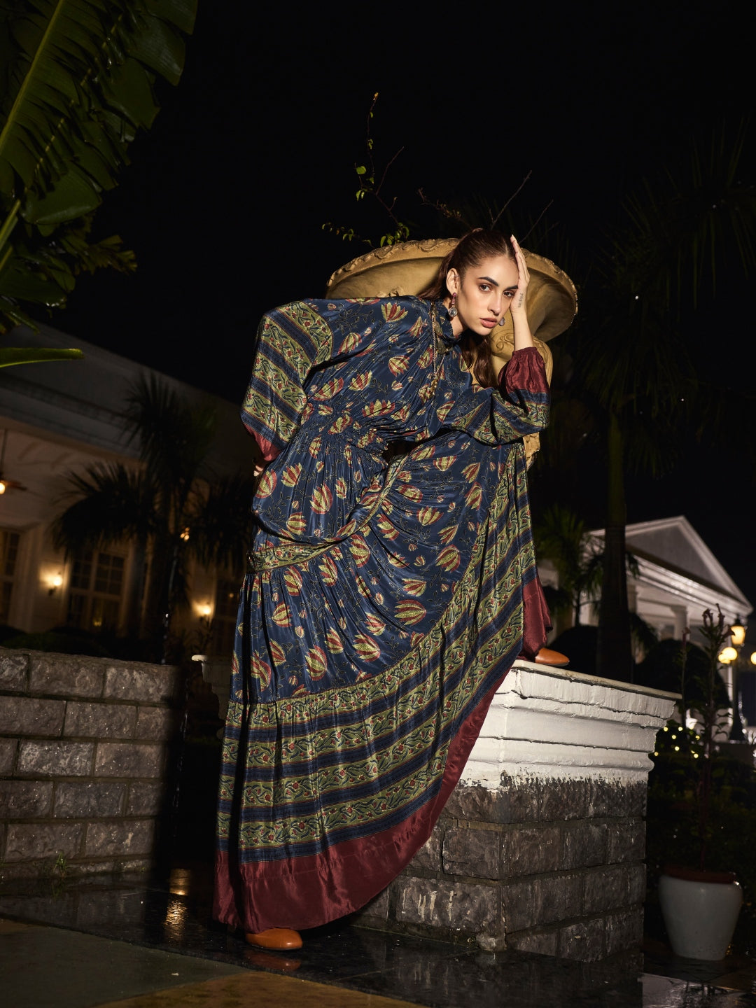 Cynthia Mulberry Dress