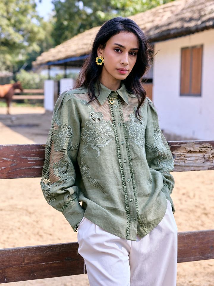 Margot 100% Linen Shirt