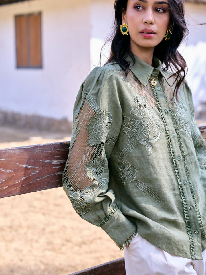 Margot 100% Linen Shirt