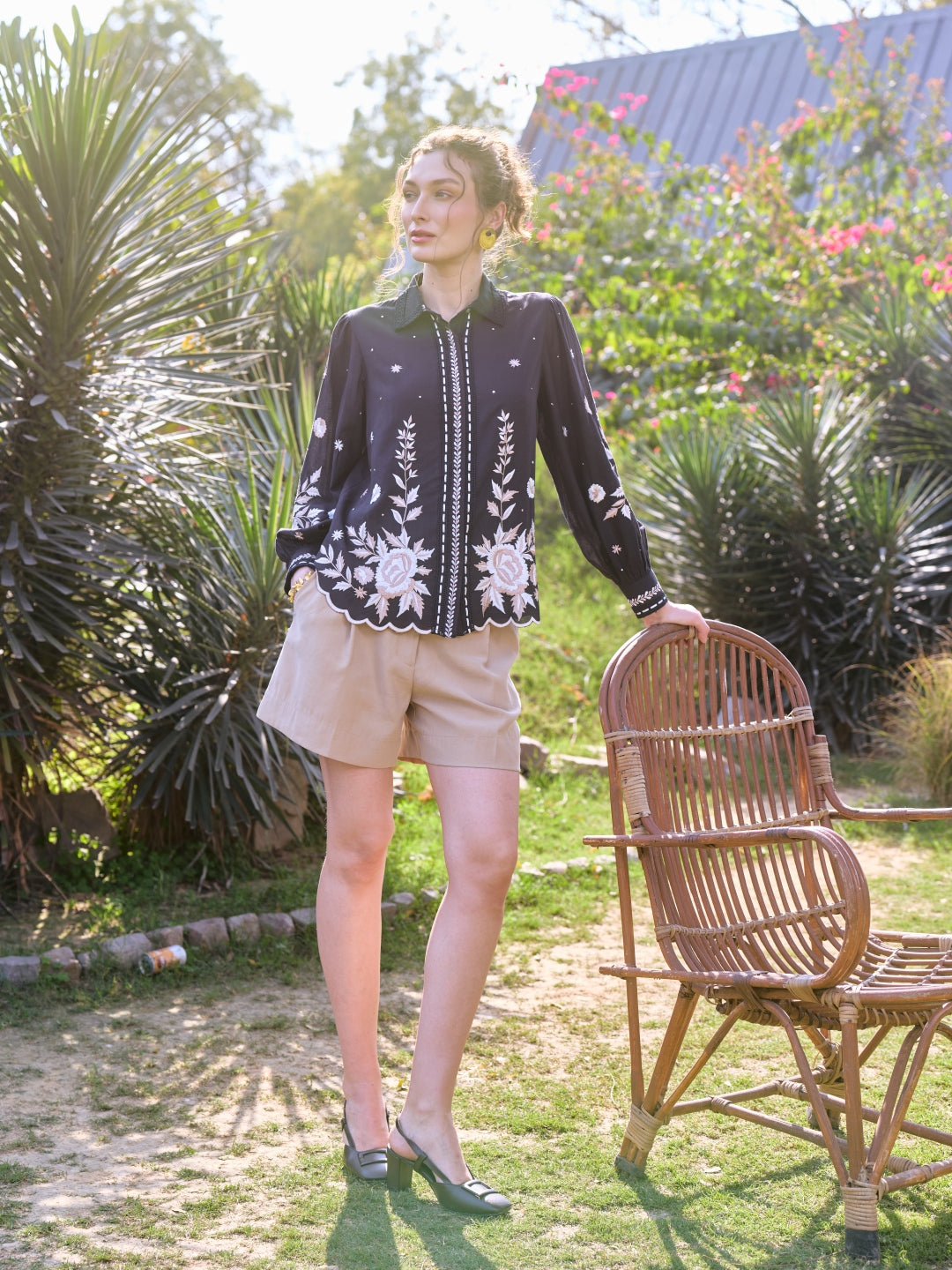 Kiya Embroidered Blouse